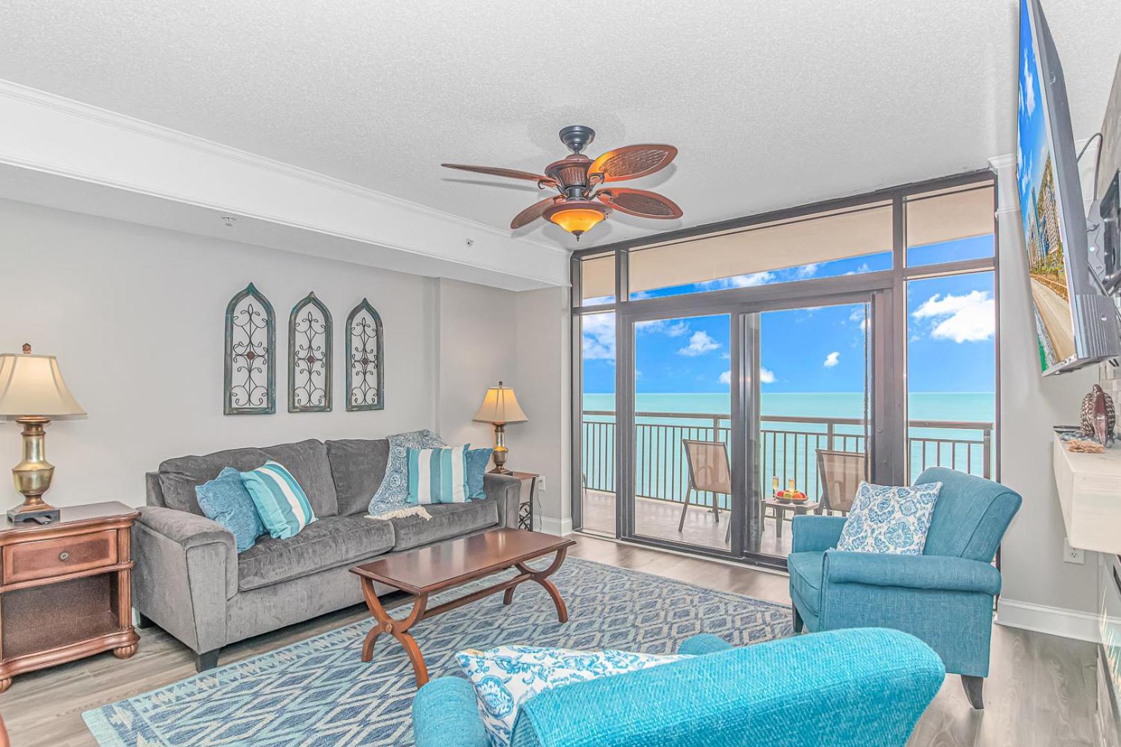 Stunning Double Balcony- Oceanfront 2 Bedroom, 2 Bath- Anderson Ocean Club 905 Myrtle Beach Eksteriør billede
