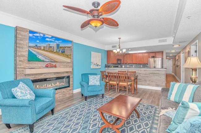 Stunning Double Balcony- Oceanfront 2 Bedroom, 2 Bath- Anderson Ocean Club 905 Myrtle Beach Eksteriør billede
