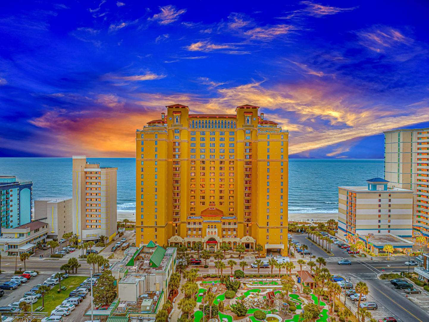Stunning Double Balcony- Oceanfront 2 Bedroom, 2 Bath- Anderson Ocean Club 905 Myrtle Beach Eksteriør billede