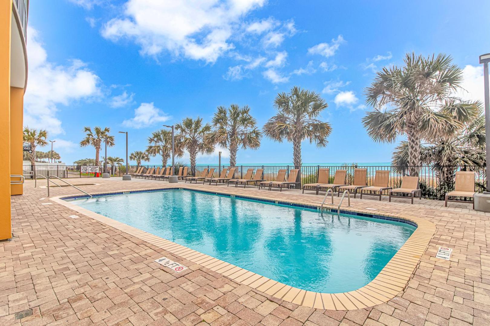 Stunning Double Balcony- Oceanfront 2 Bedroom, 2 Bath- Anderson Ocean Club 905 Myrtle Beach Eksteriør billede